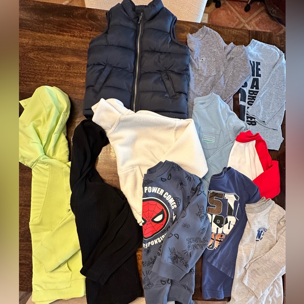 Winter package for boys sizes 4-5 and 6.